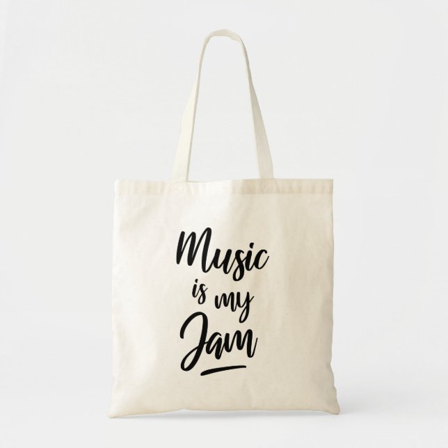 Bolso De Tela Music is life (Frente)