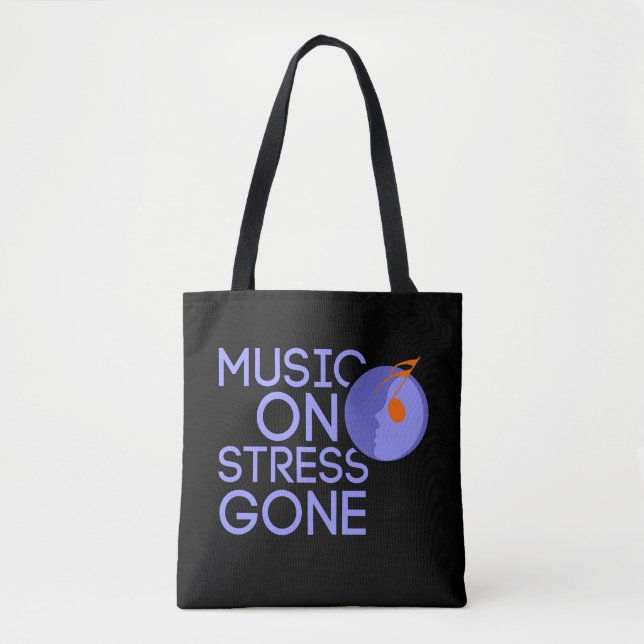 Bolso De Tela music on stress gone (Anverso)