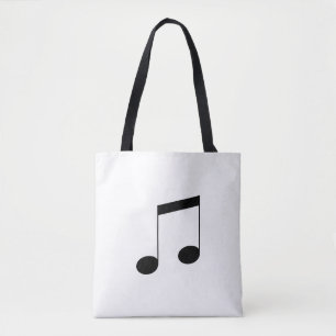 Bolso De Tela Music One Black Beam Note,