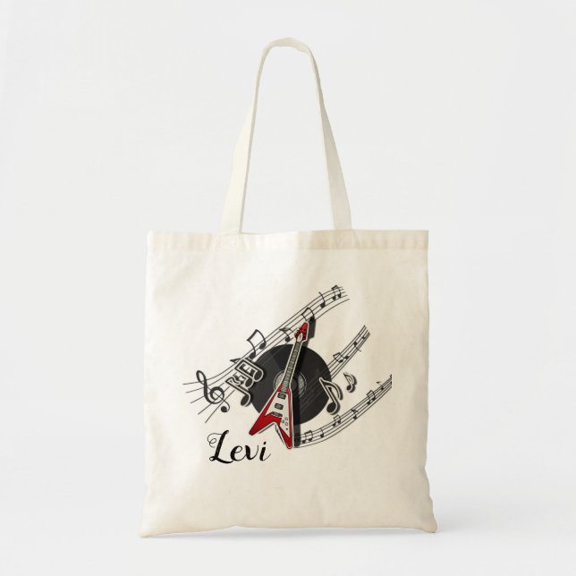 Bolso De Tela Música (Frente)
