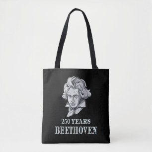 Bolso De Tela Música - 250 Años De Ludwig van Beethoven