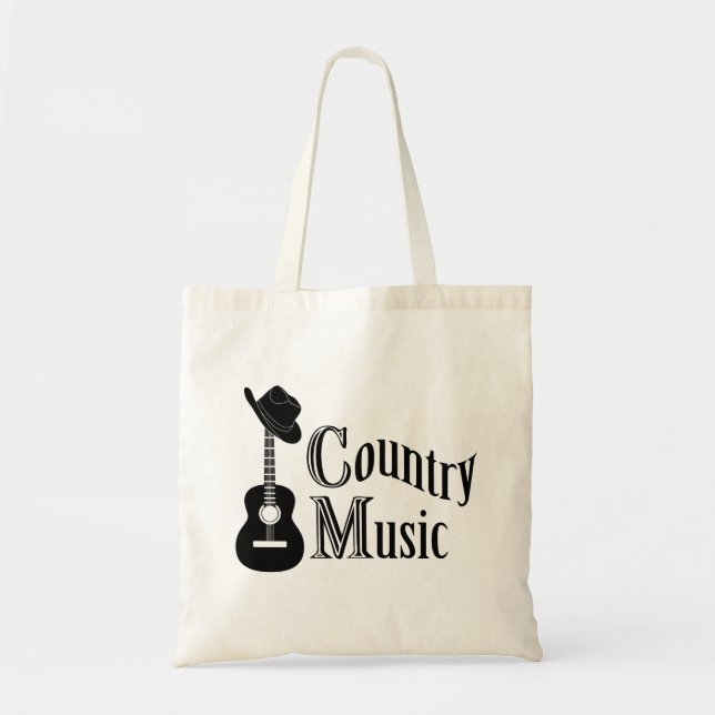 Bolso De Tela Música country (Frente)