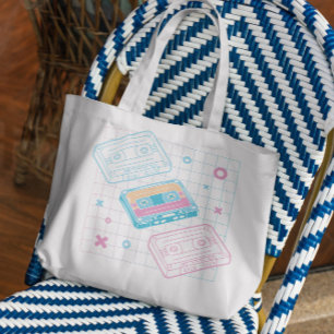 Bolso De Tela Música de cinta cassette