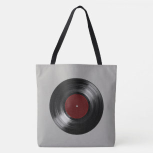 Bolso De Tela música de grabación de vinilo retro