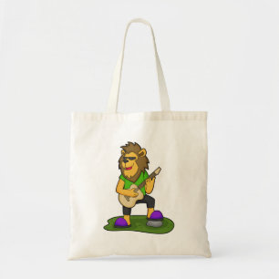 Bolso De Tela Música De Guitarra De Música De León