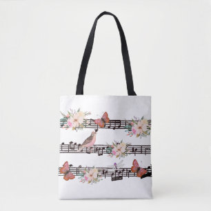 Bolso De Tela música de primavera