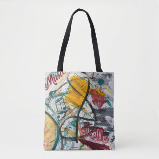 Bolso De Tela Música en el aire tote