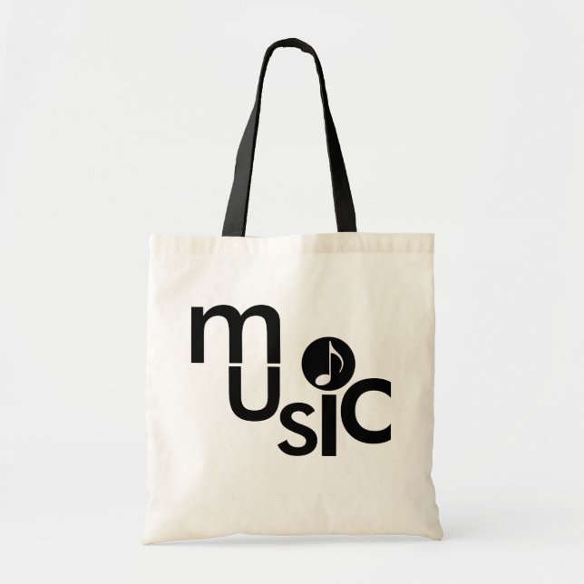 Bolso De Tela música fría (Frente)
