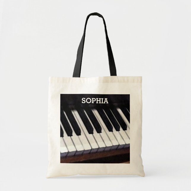 Bolso De Tela Música personalizada (Frente)