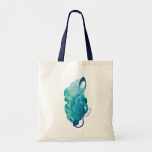 Bolso De Tela Música personalizada de Bonito Verde azulada Treb
