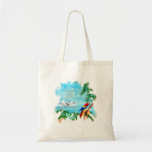 Bolso De Tela Música tropical de playa
