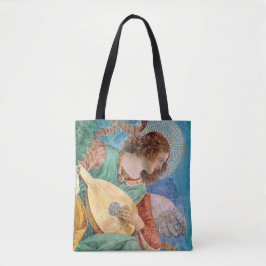 Bolso De Tela Musical angel playing guitar