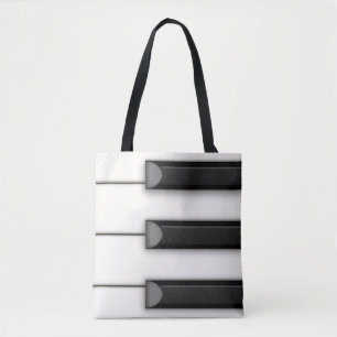 Bolso De Tela Musical Jumbo Piano Keys