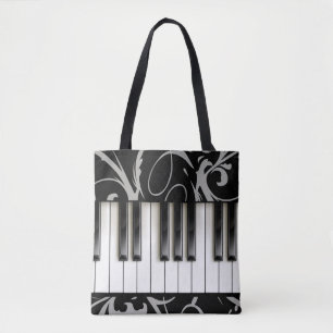 Bolso De Tela Músico de //del profesor de piano de //del teclad