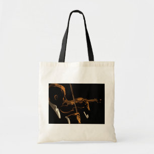 Bolso De Tela Músico de época, violinista tocando música de viol