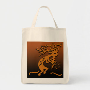 Bolso De Tela Músico de Kokopelli