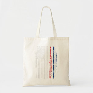 Bolso De Tela Músico de regalos flautistas de la bandera estado