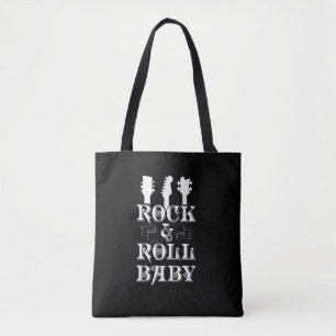 Bolso De Tela Músico de rock y rock musical de guitarra