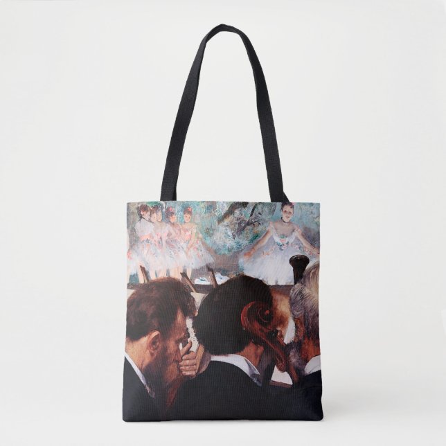 Bolso De Tela Músicos de orquesta, Edgar Degas (Anverso)