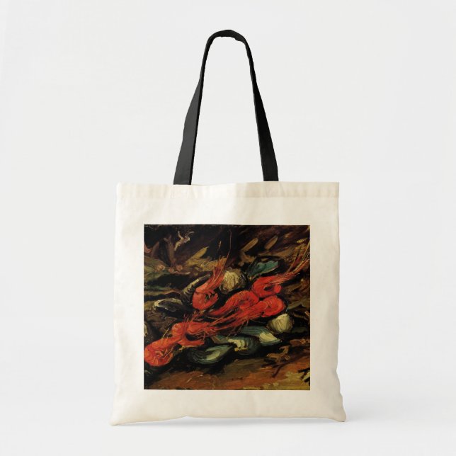 Bolso De Tela Muslos y camarones por Vincent van Gogh (Frente)
