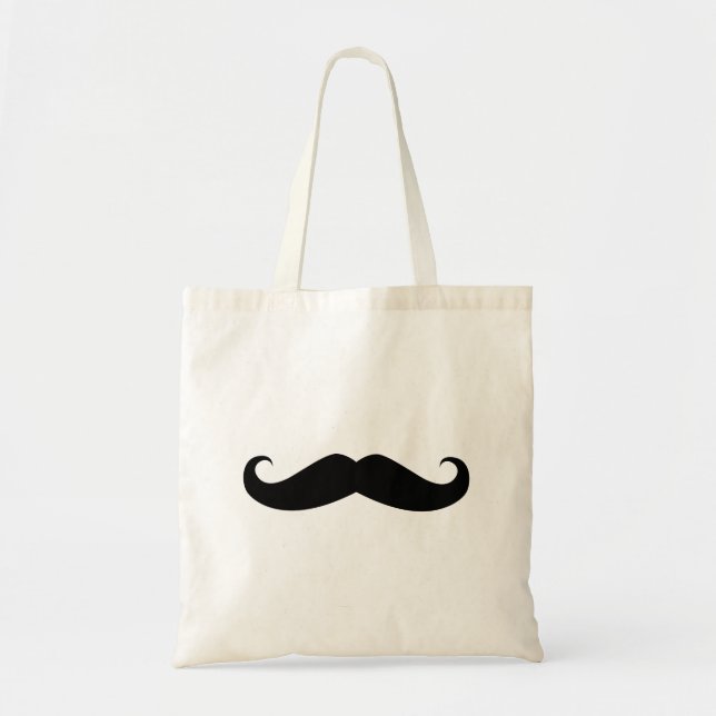 Bolso De Tela Mustache (Frente)