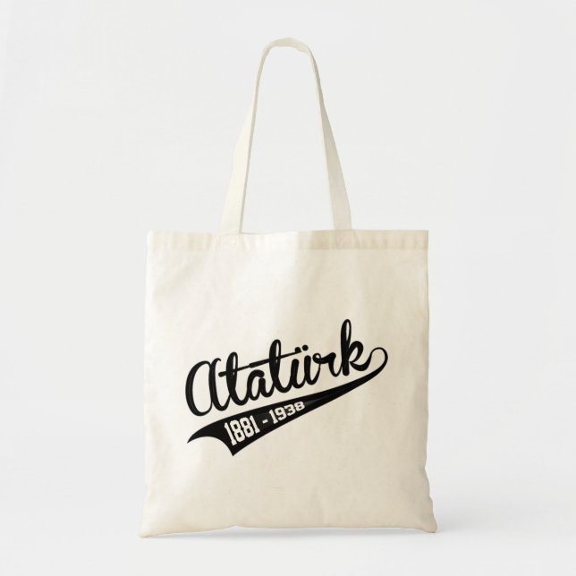Bolso De Tela Mustafa Kemal Ataturk (Frente)
