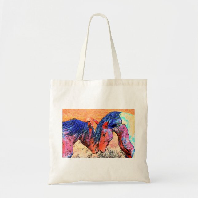 Bolso De Tela Mustangs (Frente)