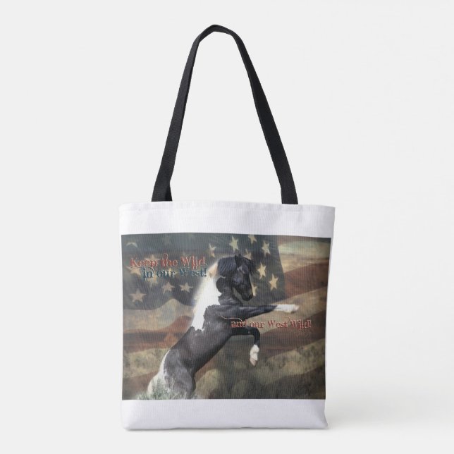 Bolso De Tela MustangWILD Totebag (Reverso)