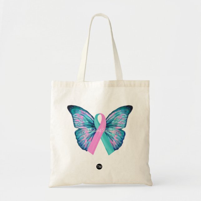 Bolso De Tela Mutant Strong mariposa grande Tote Bag (Frente)