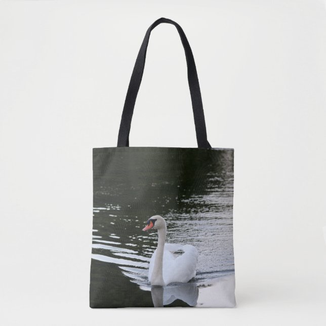 Bolso De Tela Mute Swan (Anverso)