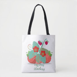 Bolso De Tela Muy Berry Strawberry Trendy Shopping Greeneration