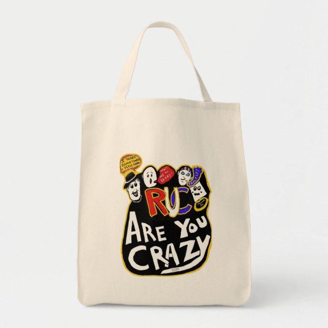 Bolso De Tela Muy buenas vibraciones, vibrante (Frente)