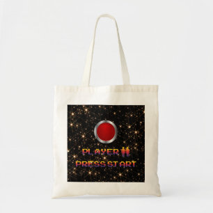 Bolso De Tela Muy divertido Classic Arcade PRESS START Tote Bag