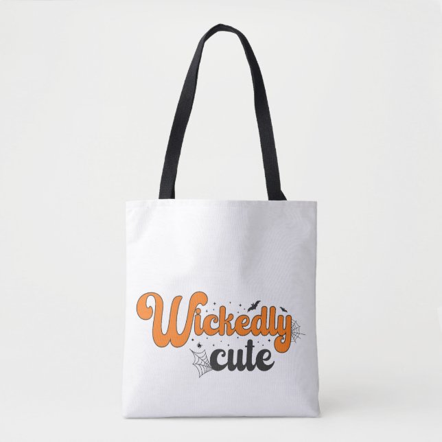 Bolso De Tela Muy lindo - patrón para la mágica noche de Hallowe (Anverso)