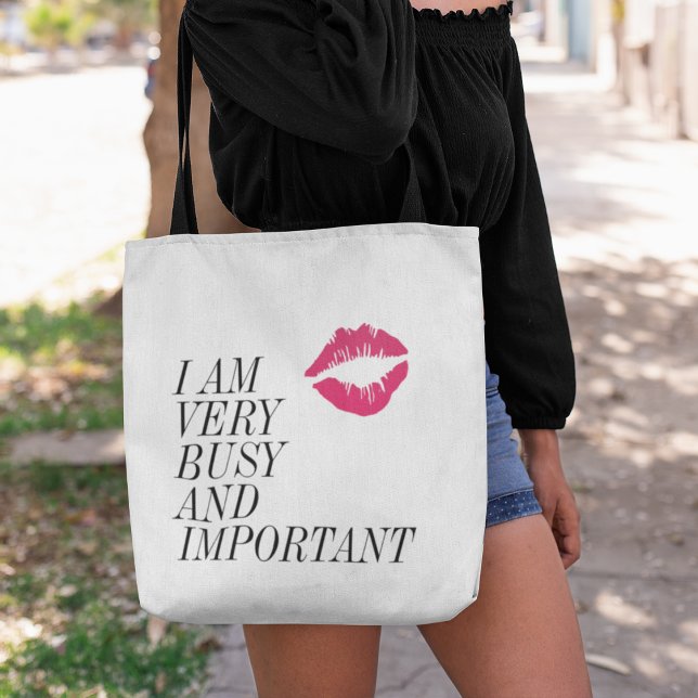 Bolso De Tela Muy ocupado e importante (Subido por el creador)