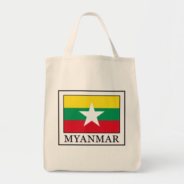 Bolso De Tela Myanmar (Frente)