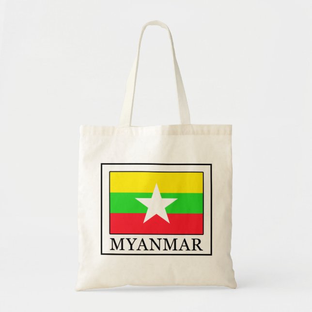 Bolso De Tela Myanmar (Frente)