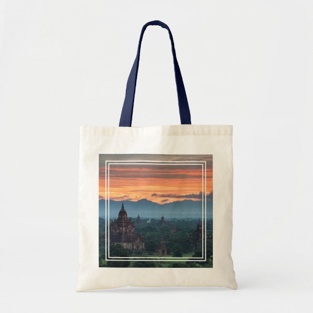 Bolso De Tela Myanmar, Bagan Sunrise (Frente)