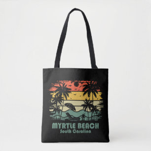 Bolso De Tela Myrtle Beach South Carolina Antiguo
