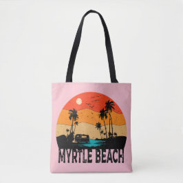 Bolso De Tela Myrtle Beach Vintage