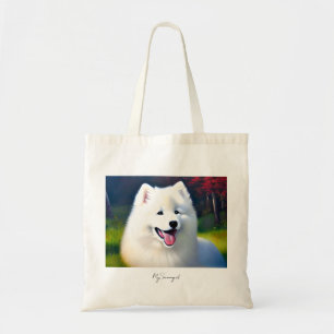 Bolso De Tela MySamoyed Personalized Gift Idea Cute Samoyed