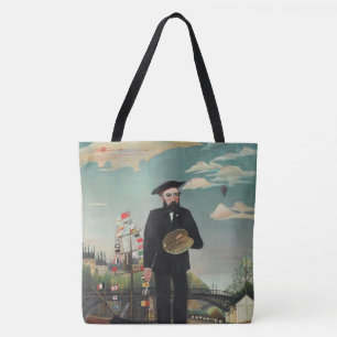 Bolso De Tela Myself: Portrait – Landscape, Henri Rousseau 1890