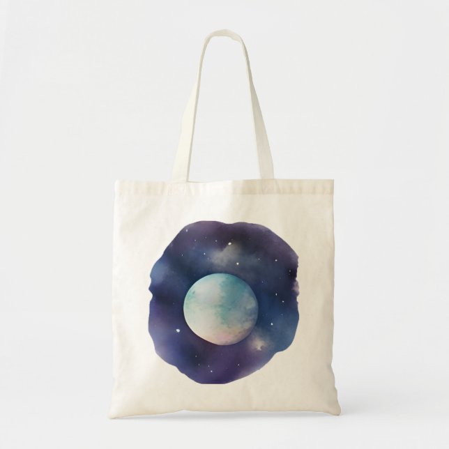 Bolso De Tela Mystic Moonlit Horizon (Frente)