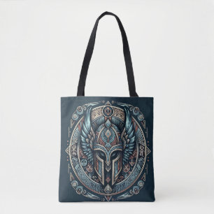 Bolso De Tela Mystic Viking Rune Helmet