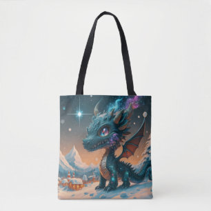 Bolso De Tela Mystical Chibi Dragon Winscape