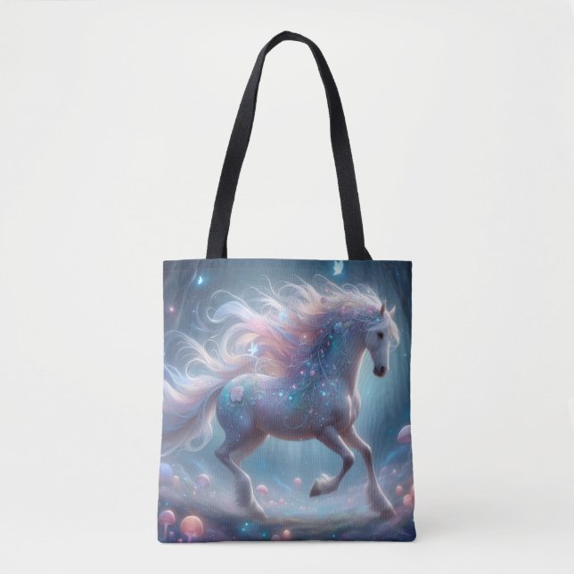 Bolso De Tela Mystical Enchanted Horse Tote Bag (Anverso)