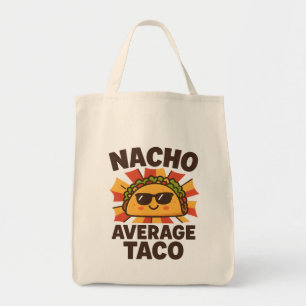 Bolso De Tela Nacho Average Taco divertido estilo cómic de comid