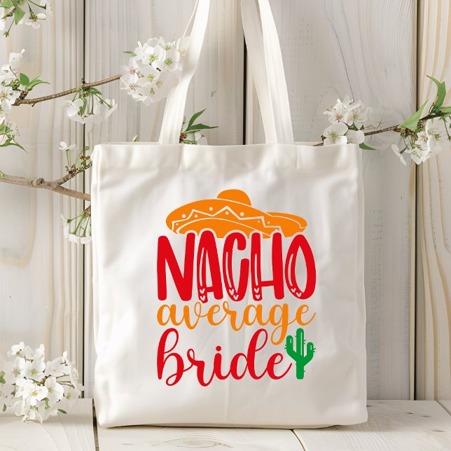 Bolso De Tela Nacho Novia Promedio Boda Funny de Sombrero Españo (Subido por el creador)