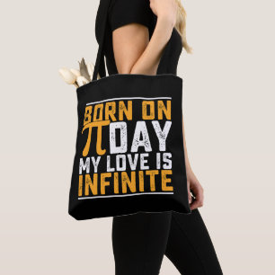 Bolso De Tela Nacida El Día De Pi Mi Amor Es Infinito Matemática