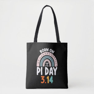 Bolso De Tela Nacido el día de Pi Cumpleaños Matemáticas Diverti